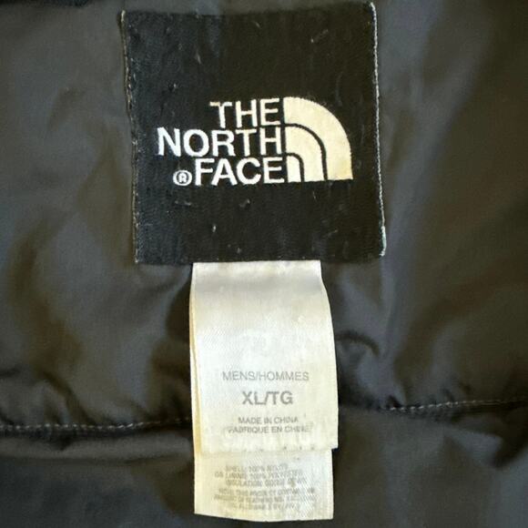 Men’s The North Face Nuptse Olive Green 550 Puffer Jacket Full Zip Size XL - Picture 5 of 6